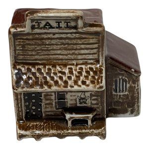 Mudlen Original Sagebrush Junction Jail Decorative Collectible Figurine